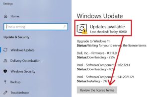 Windows11 قم بإعادة تحديث Windows10 إلى Windows11 مرة أخرى